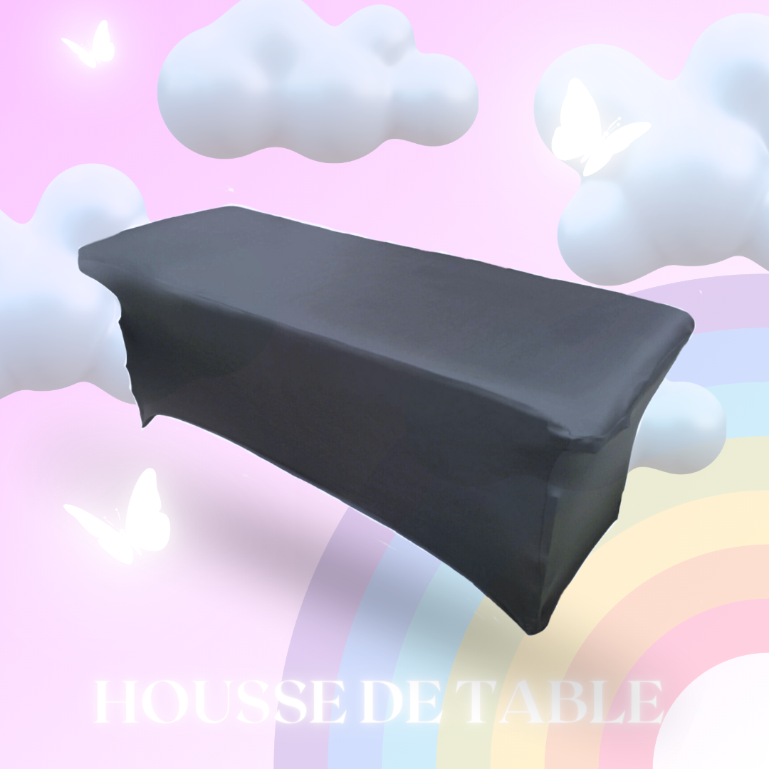Housse table de massage noir