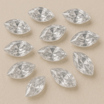 Amandes Argentées – Strass Dentaire x10