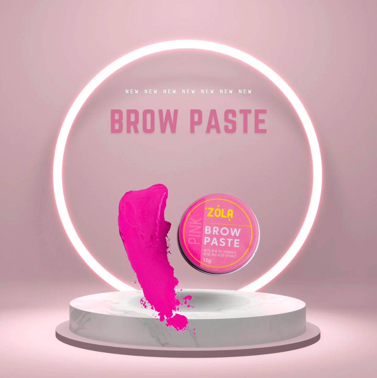 ZOLA Brow Paste Rose - Pâte de contour sourcils