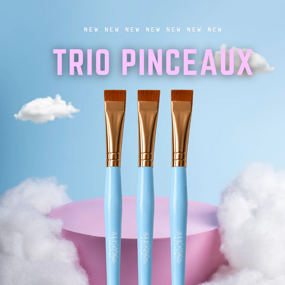 Trio pinceaux signature