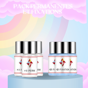 Lot permanentes et fixations
