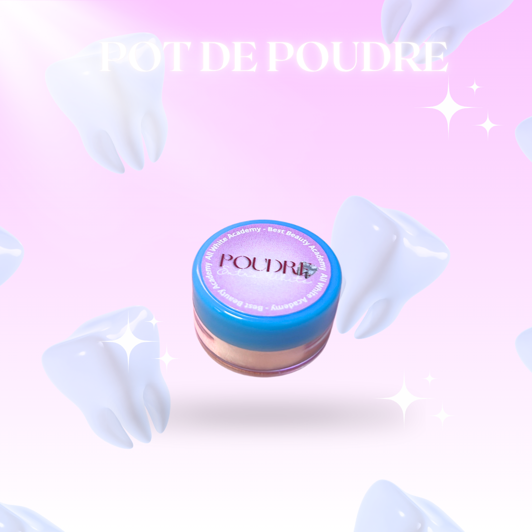 Pot de poudre - extra-white
