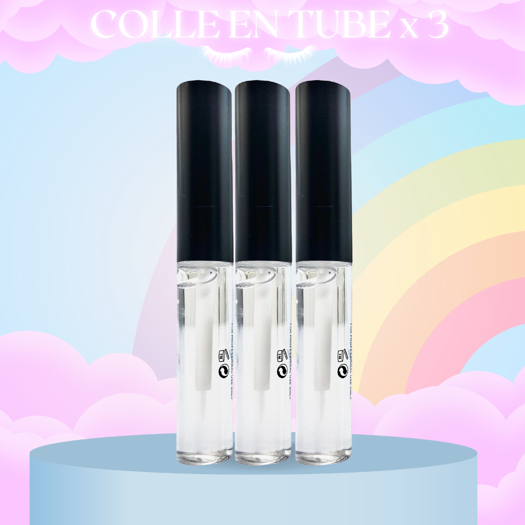 Lot de trois tubes de colle