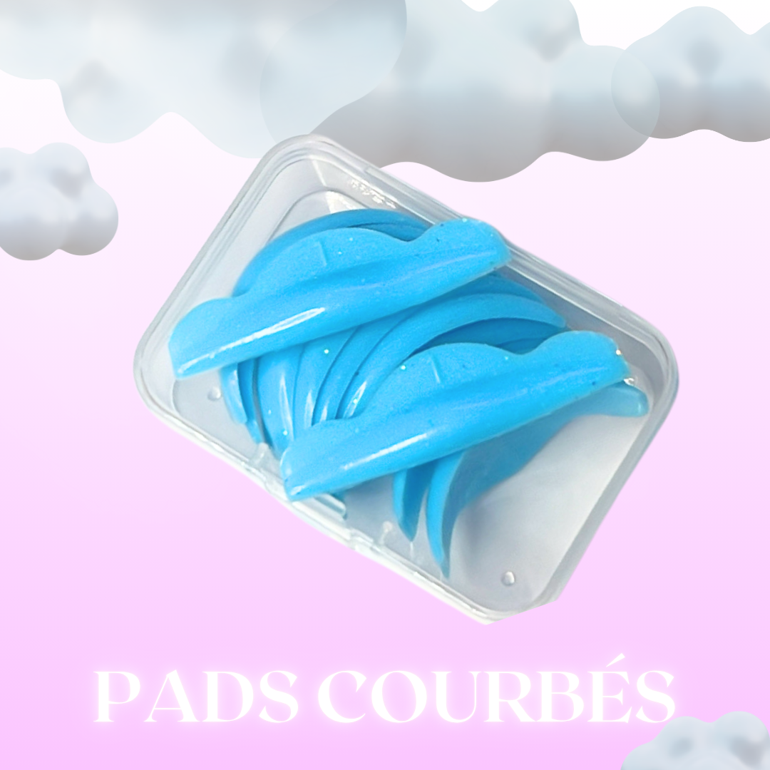 Pads bleu courbés (6 tailles)